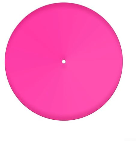 Antistatic 12 Inch Slip Mat for Turntables Acrylic Design for Improved Listening Experience