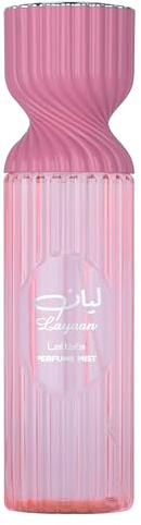 Lattafa Layaan Perfume Mist 250ml – Floral Body Spray with Delicate Rose Petals, Soft Musk & Fresh Accords for a Light, Romantic, Everyday Scent
