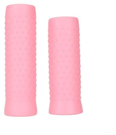 Poignées de trottinette pour MAX G30, fabriquées à partir de caoutchouc de silicone avec texture antidérapante pour une meilleure prise en main et sécurité de conduite (rose)