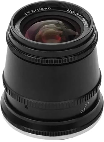 Kamera.， Kompatibel mit Fuji X 17mm F1.4 APS-C Objektiv mit manuellem Fokus und M43 ELZ EOS M RF-Anschluss(E-Mount(APS-C))