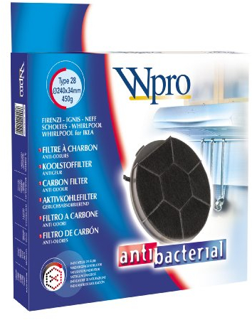 Wpro chf289 Type 28 Carbon Cooker Hood Filter Diameter: 240 mm