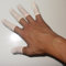Fingerschutz, aus Latex, für Haarverlängerungen, puderfrei, 50 Stück