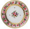 V&A - Victoria and Albert Museum Pink Roses Painted Tin Enamel Plate - Picnic or Camping