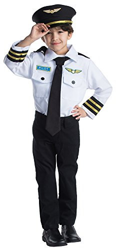 Dress Up America Costume De Jeu De Rôle De Pilote – Ensembles De Jeux De Simulation Pour Enfants – Ensembles D'habillage Pour Les Tout-Petits