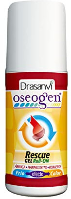 OSEOGEN Rescue Gel Roll-On con Árnica | Acción Localizada Frio-Calor| Para Músculos y Articulaciones |Efecto Analgésico y Antiinflamatorio | Con Extractos Vegetales,Rápido Alivio y Bienestar,60 ml