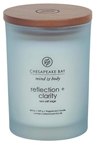 Chesapeake Bay Candle Scented Candle, Reflection + Clarity (Sea Salt Sage), Medium