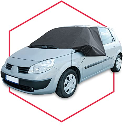 Frontscheibenabdeckung Sonnenschutz Frostschutz kompatibel mit KIA Sportage bis 15 Winter Schutz Frost Schnee Auto Frontscheibe Windschutzscheiben Abdeckung Sonnenblend