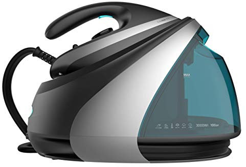 Cecotec Centro de Planchado Total Iron Expert 8500 Implode. 3000 W, 10 Bares de presión, Suela Antideslizante Turbo Slide Pro, Golpe de Vapor 625g/min, Vapor Continuo 155 g/min