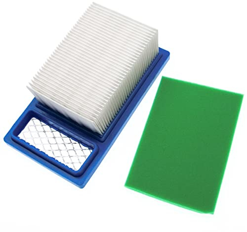 vhbw Filterset 1x Vorfilter, 1x Luftfilter kompatibel mit Wacker BS 60-4s | BS 70-2i, DS 70 Vibrationsstampfer mit Benzinmotor