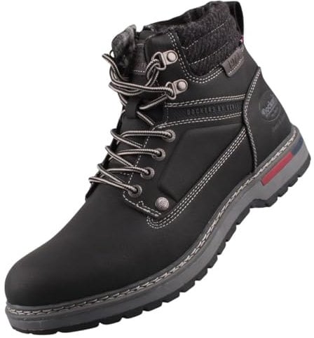 Dockers by Gerli Herren Schnürboots 47AF001 Schwarz 47