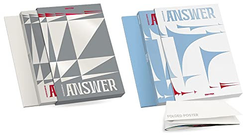 WEVERSE EXCLUSIVE] ENHYPEN - Maße: ANSWER [inkl. gefaltetem Poster, Fotokarten-Toplader] (Set (Typ 1 + Typ 2) ver.)