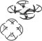 ZJRXM Protecteur d'Hélice pour DJI Tello Drone, 4 Pièces/Set Hélices Protecteur Pièces de Protection hélices pour DJI Tello Drone Accessoires