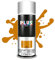 PLUS HOME Pintura Spray 520cc para pintar todo tipo de super cies: madera, metal, cartón, tela, piedra, bra de vidrio, plásticos rígidos, etc para bricolaje y DIY.Ocre (Ral:B129)(Paquete de 1)
