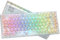 Womier 75% Percent Mechanical Gaming Keyboard, Gasket Mount, K75 82 Keys Wired, Hot Swappable, Pre-lubed Switch for Mac/Win, Fully Transparent RGB