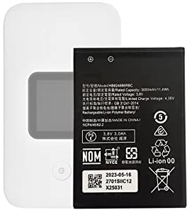 HIGHAKKU Replacement Battery HB824666RBC, HWBBJ1 Compatible with Hua-wei E5577 ebs-937, E5577s-321, E5785, E5785LH-22C Router Modem Hotspots Mobile WiFi