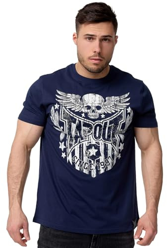 Tapout Herren T-Shirt Normale Passform Westlake Navy/White M, 940012
