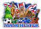 Quwsne Refrigerator Magnet Manchester UK Fridge Magnet City Travel Souvenirs Tourist Gifts 3D Classic Landmarks Handmade Crafts Home Decoration -1440, QS-WC-1440