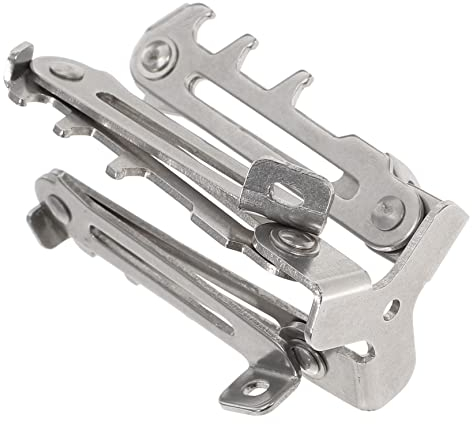 Parliky Gas Tank Bracket Folding Metal Outdoor Small Camping Tank Holder Tripod Stabilization Bracket Can Support Stand