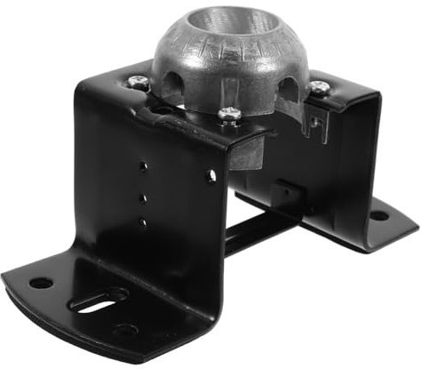 DOITOOL Hanger Ceiling Fan Adapter Ceiling Fan Installation Bracket Ceiling Fan Canopy Bracket Ceiling Fan Mounting Part Ceiling Fan Installation Part Wall Fan Bracket Black Iron