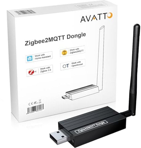 AVATTO Zigbee 3.0 Gateway, Home Assistant Gateway,Zigbee2mqtt Gateway, CC2652P-Chip, für Zigbee2MQTT oder ZHA in Home Assistant, Kompatibel mit Alles Zigbee-Geräten