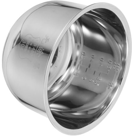 Zerodeko Revestimiento Para Olla Arrocera Olla Interior De Repuesto Para Olla Arrocera De Acero Inoxidable Piezas Para Olla Arrocera Eléctrica Olla Interior De Cocción Olla De Repuesto