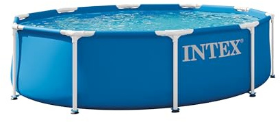 INTEX 28200EP 3 m x 76 cm Metallrahmen oberirdischer Swimmingpool, nur Pool (Pumpe Nicht im Lieferumfang enthalten)
