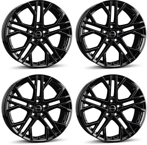 4x Oxigin llantas XV 8.5x19 ET45 5x112 black glossy