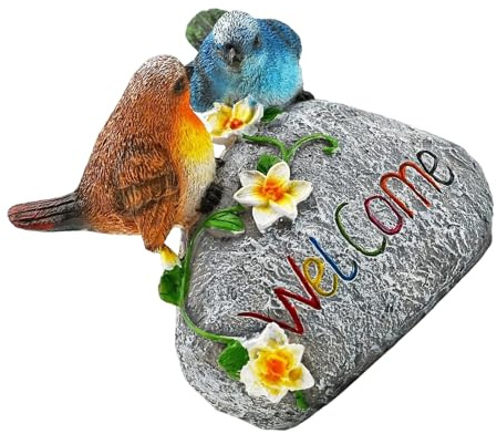 Oxtxuzdm Garten Vogelstatue Dekoration Auffällige Dekoration Willkommensschild Skulptur Für Den Außenbereich Zuhause Landschaft Wetterbeständig Vogelskulptur Für Den Außenbereich
