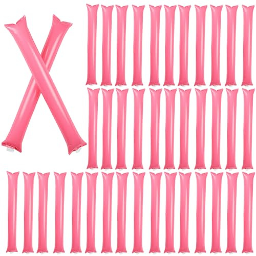 Aufblasbare Cheer Sticks,Team Spirit Boom Sticks | 40 Stück Cheerleading-Stöcke, Aufmunterungsspielzeug | Tragbarer Krachmacher, Partyzubehör, Cheer Clapper für Sportveranstaltungen, Konzerte, Feiern