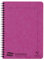 Clairefontaine 3087Z Notemakers Europa Fuchsia Spiral Notebook - A5 14,8x21 cm - 120 Detachable Ruled Pages - White Paper 90 g - Glossy Card Cover