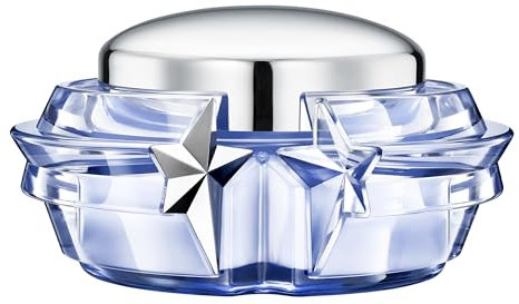 MUGLER ANGEL Crème Parfumée pour le Corps Femme, Texture Riche et Hydratante, Parfum Gourmand Iconique, Pot Bijou Étoile, 200 ml