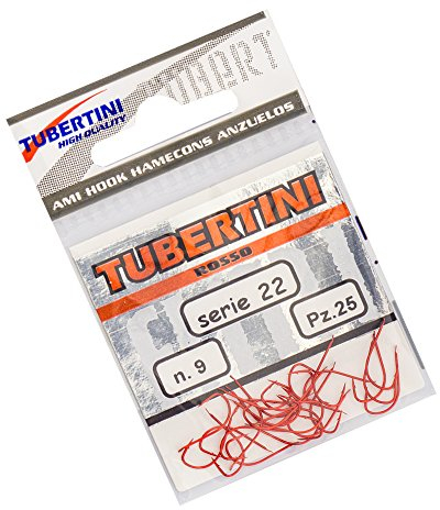 Tubertini Haken, Serie 22, rot, Größe: 8