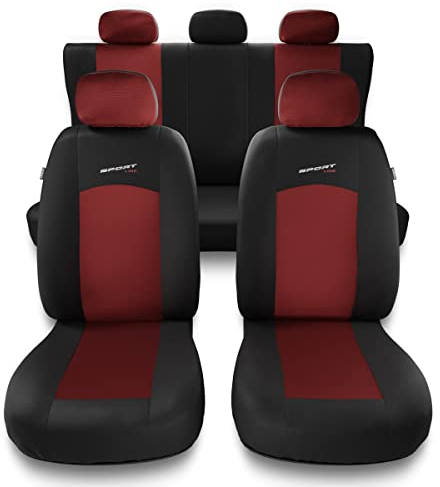 Mossa - Universal Sitzbezüge Auto kompatibel mit Renault Megane I, II, III, IV (1995-2019) - Autositzbezüge Schonbezüge für Autositze - S-RD