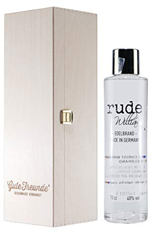 rude Williams Edelbrand mit Geschenk-Holzkiste