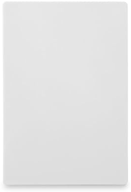 HENDI Schneidbretter, HACCP, Beidseitig nutzbar, für Käse und Brot, 600x400x(H)18mm, HDPE 500 Kunststoff, weiß