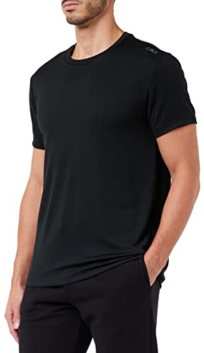 CMP Herren T-Shirt T-Shirt, Nero, 56, 39T7117
