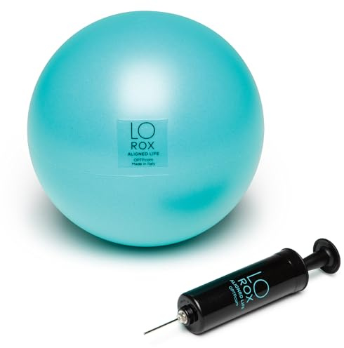 OPTP Lorox8 LO ROX Aligned Life Körperkugel mit Pumpe, Übungs- und Massageball von Lauren Roxburgh