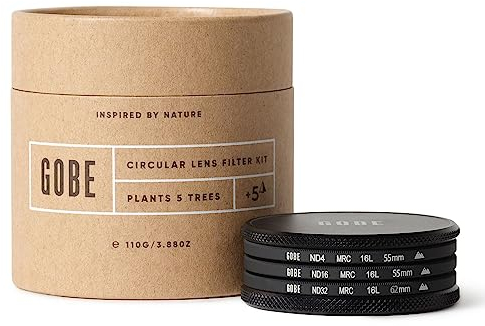 Gobe - Kit filtro ND 55mm MRC 16-Strati: ND4, ND16, ND32