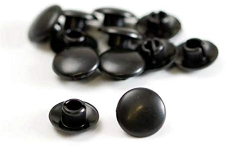 Abdeckkappen für Innensechskant 6mm schwarz 12 STK. Schraubenabdeckung