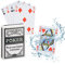 Relaxdays 4 x Pokerkarten Plastik im Set, wasserfestes Kartenspiel, reiß- & knickfest, 216 Karten, Texas Hold'em, Profi Pokerset