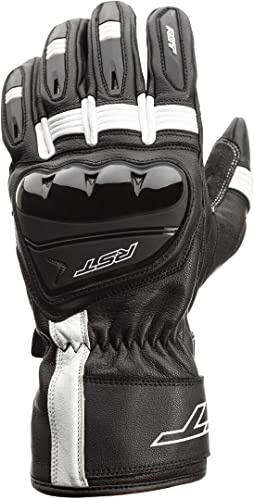 RST Pilot CE Black Leather Amara Motorcycle Glove Size 08