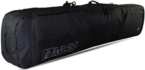 Element Equipment Deluxe gepolsterte Snowboardtasche - Premium High End Reisetasche schwarz Ripstop 157
