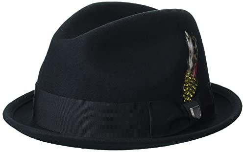 Brixton Gain Fedora Unisex Hut schwarz XL