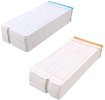 Toyandona Lot de 1 cartons horaires hebdomadaires avec impression thermique pour enregistreur de présences