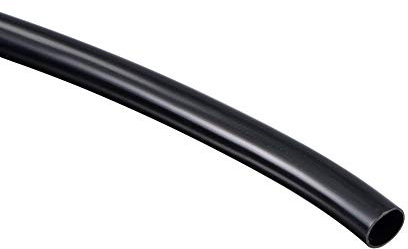 sourcing map Black PVC Tube Wire Harness Tubing, 1/4-inch(6mm) ID 10ft Sleeve for Wire Sheathing Wire Protection
