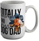 Shopagift Personalised Photo Mug Totally Pawesome Dog Dad White 15oz Large Cup