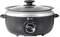 ICOOK Mijoteuse USC-65-OP001BK en aluminium, passe au lave-vaisselle, couvercle en verre, température réglable, chauffe-aliments, noir