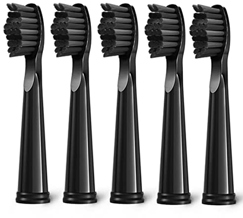 Teeteck Ersatzbürsten für Fairywill Zahnbürste,Ersatzbürsten Hart Borste Zahnbürstenkopf Passend für FW507/508/515/551/917/D7/D8/959,5 Stück Zahnbürstenaufsatz