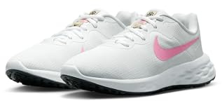 NIKE Women's Sneaker, White Pink Spell Fossil Stone Black Dark, 7.5 UK