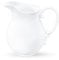 Wilmax - Teiera bianca - 1,6 L - Caraffa in porcellana per bevande calde e fredde - Beccuccio largo - Alta qualità - Per la casa, la gastronomia - Teiera - Confezione regalo